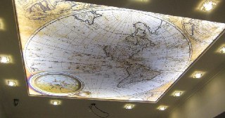 Натяжной потолок с фотопечатью Мценск, цена от 6240 руб.